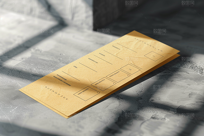 代金券几何精致样机