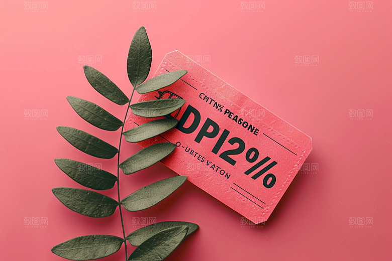 代金券几何优惠券样机