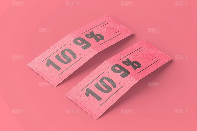 代金券高清设计感样机