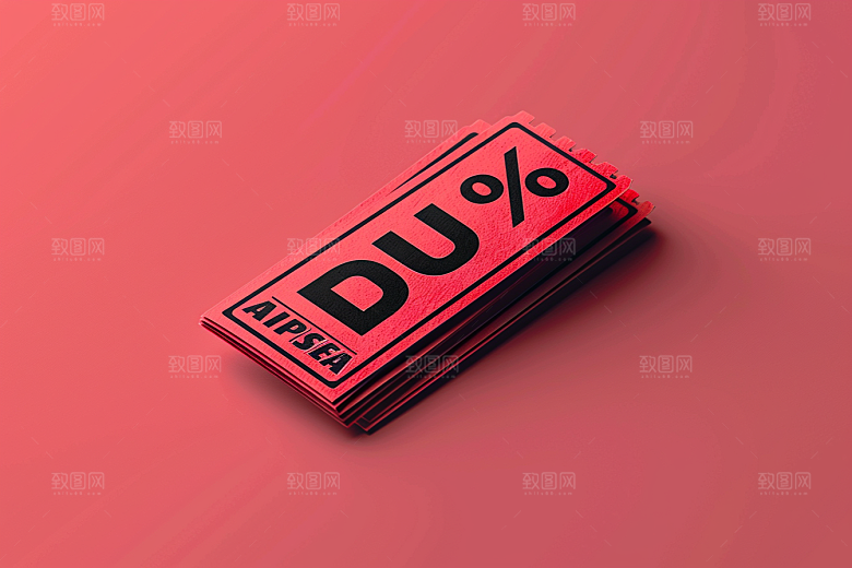 代金券卡片消费券样机