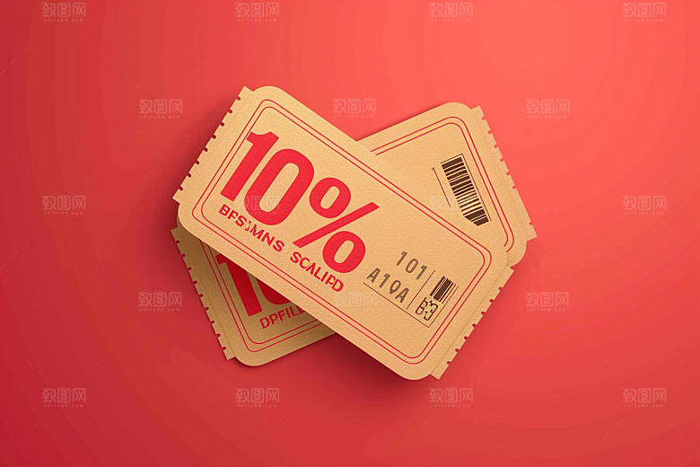 代金券卡片艺术样机