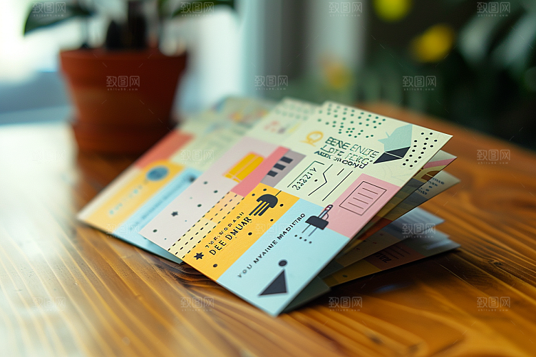 代金券设计感精致样机
