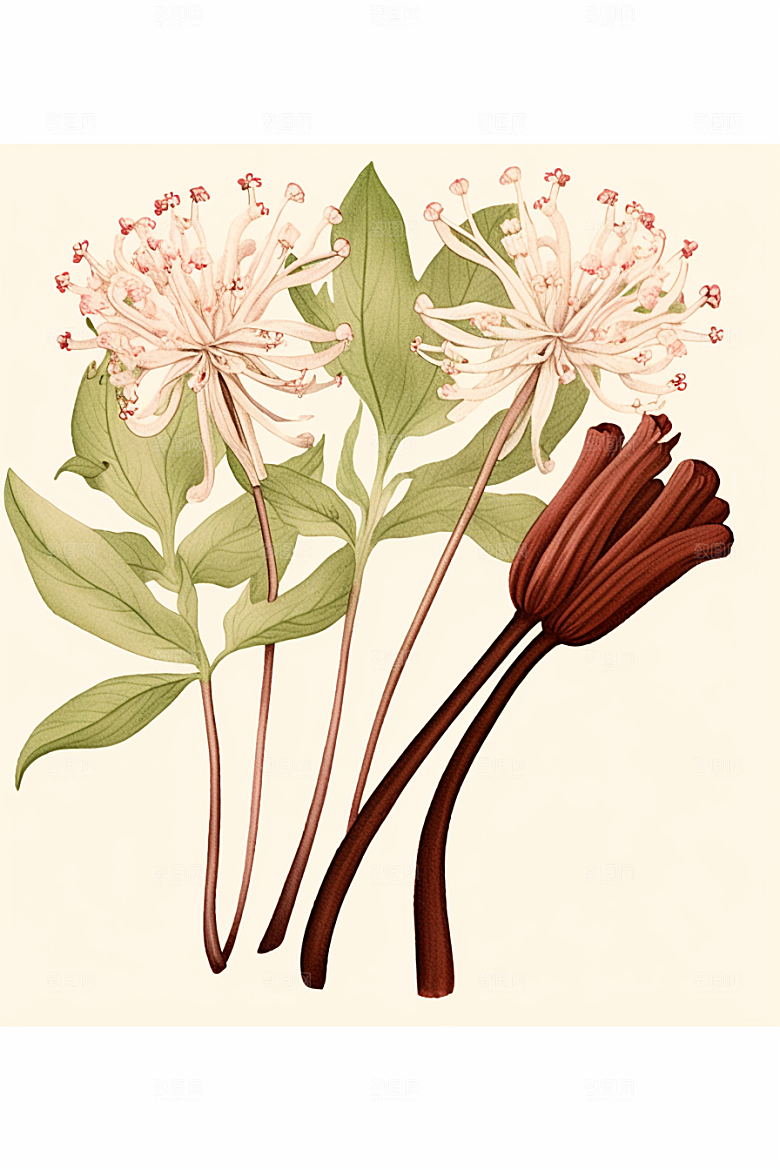 当归中医植物插画