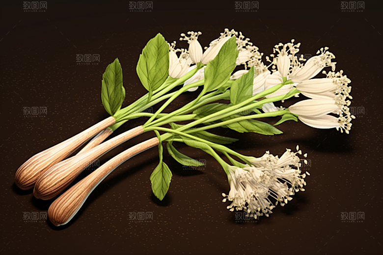当归中草药药方插画