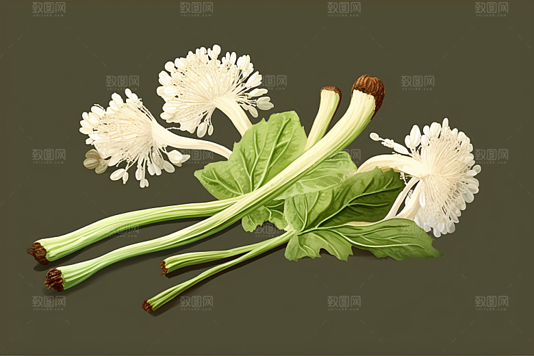当归中草药医疗插画