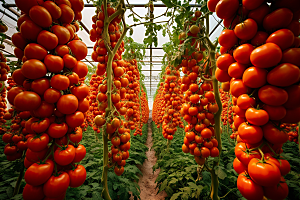 蔬菜大棚农业基地农业科学摄影图