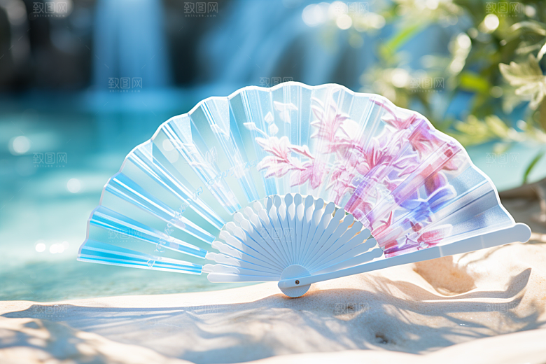大暑清凉氛围素材