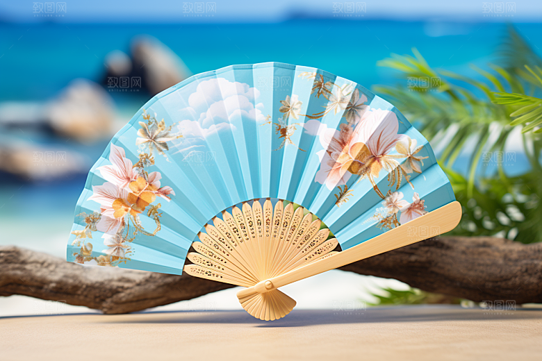 大暑炎热夏天素材