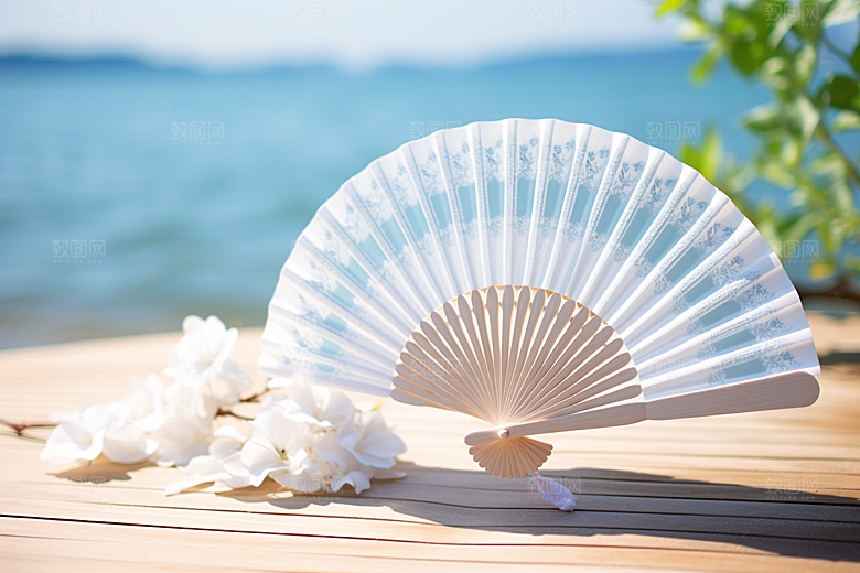 大暑节气炎热素材