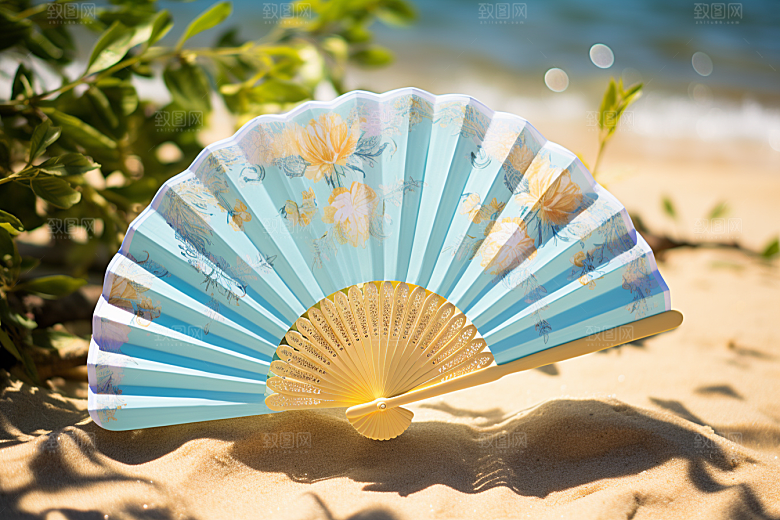 大暑夏季暑气素材