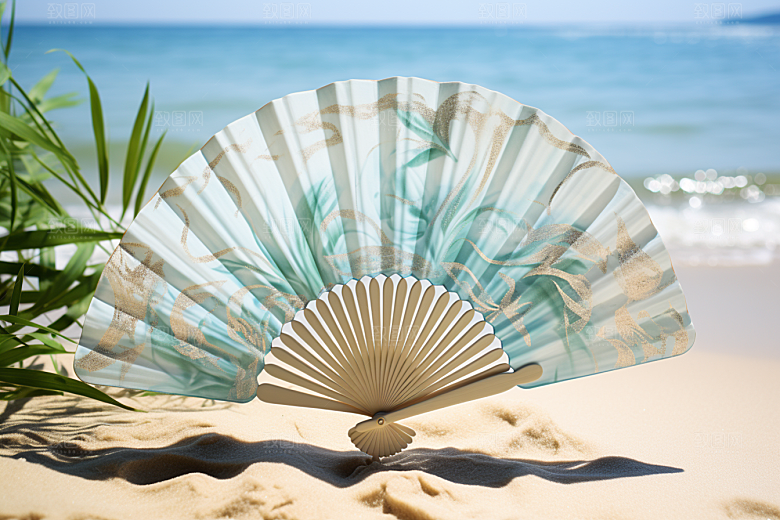 大暑氛围夏季素材