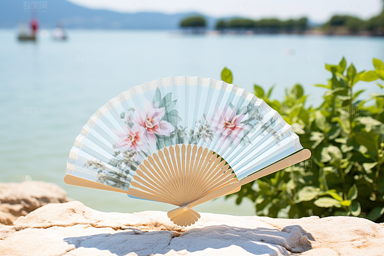 大暑清凉夏季素材