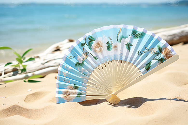 大暑清凉夏天素材