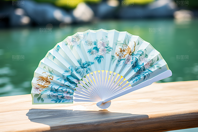 大暑暑气炎热素材