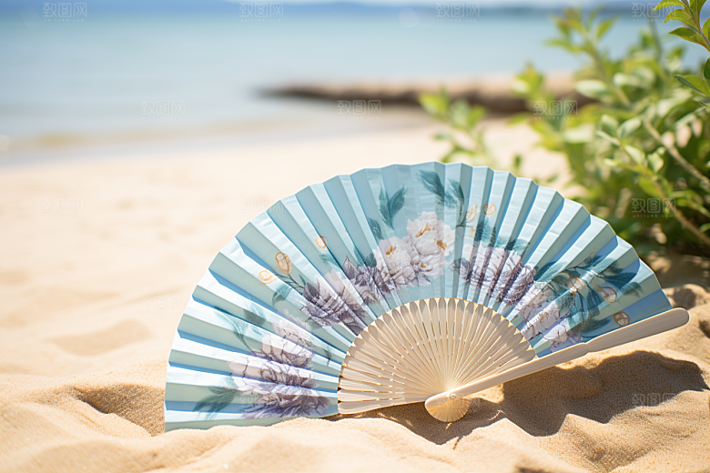 大暑清凉夏季素材