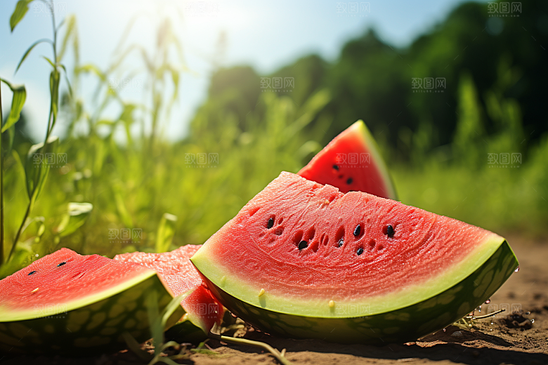 大暑夏季元素素材