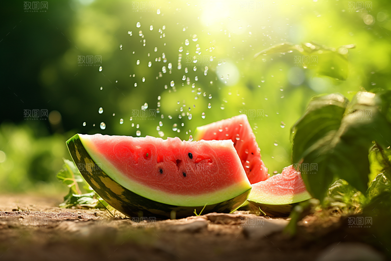 大暑盛夏清凉素材