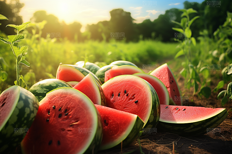 大暑盛夏氛围素材
