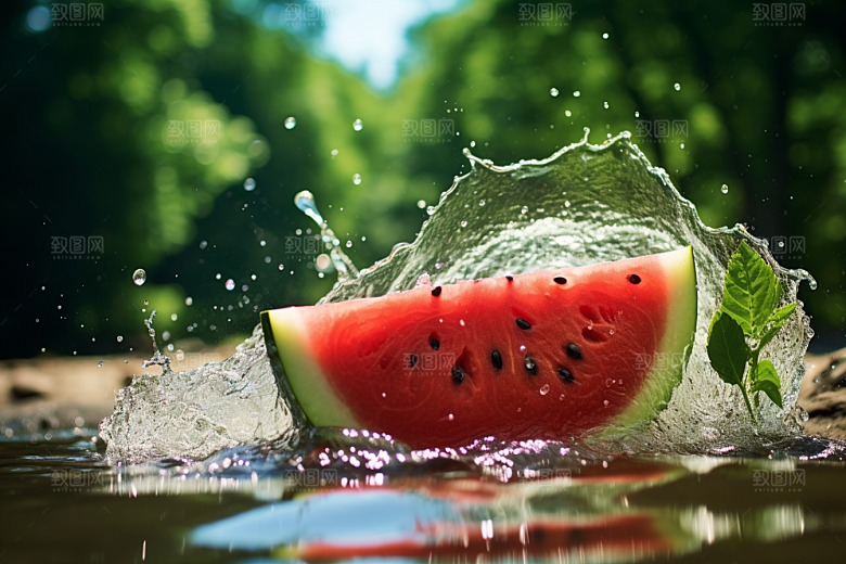 大暑盛夏氛围素材