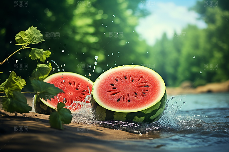 大暑二十四节气夏季素材