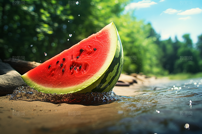 大暑盛夏氛围素材