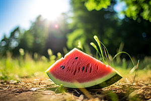 大暑夏天暑气素材