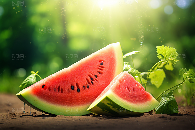 大暑节气夏季素材