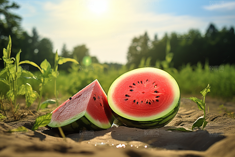 大暑夏季元素素材