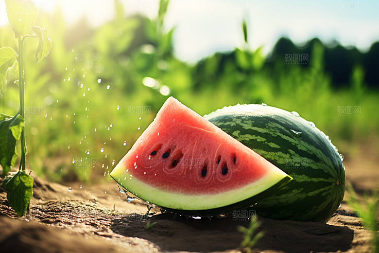大暑暑气夏季素材