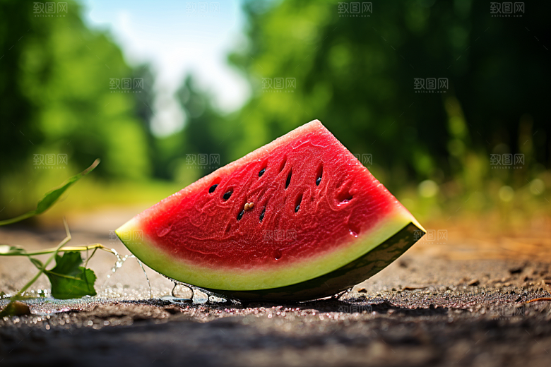 大暑氛围清凉素材
