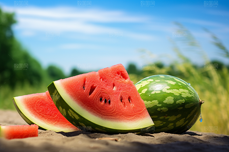 大暑夏天暑气素材