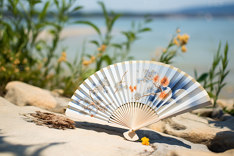 大暑节气清凉素材