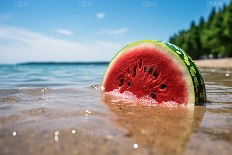 大暑夏天炎热素材