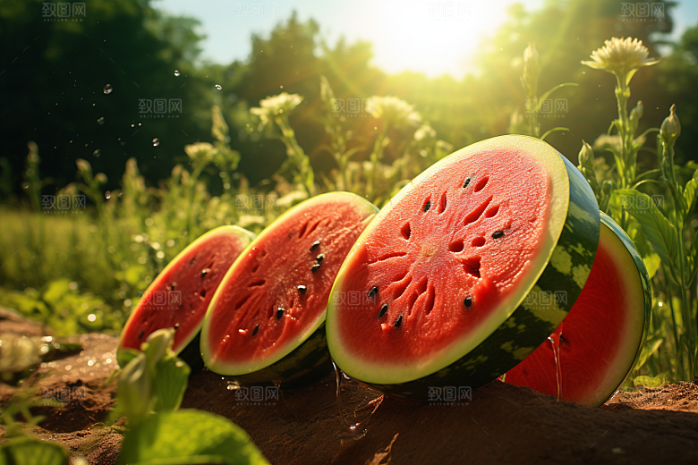 大暑夏季氛围素材