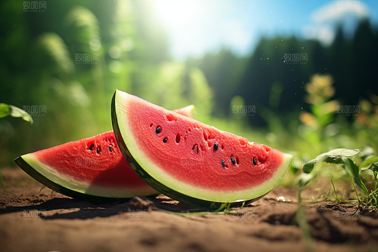 大暑节气盛夏素材