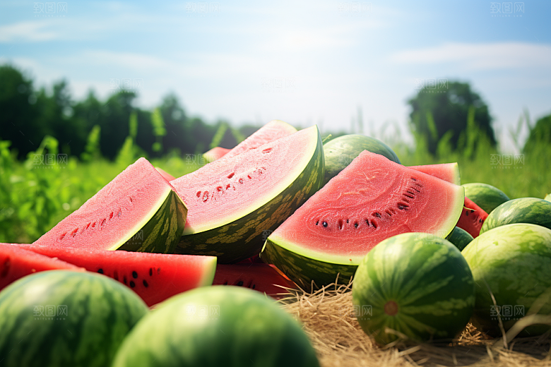 大暑夏季氛围素材