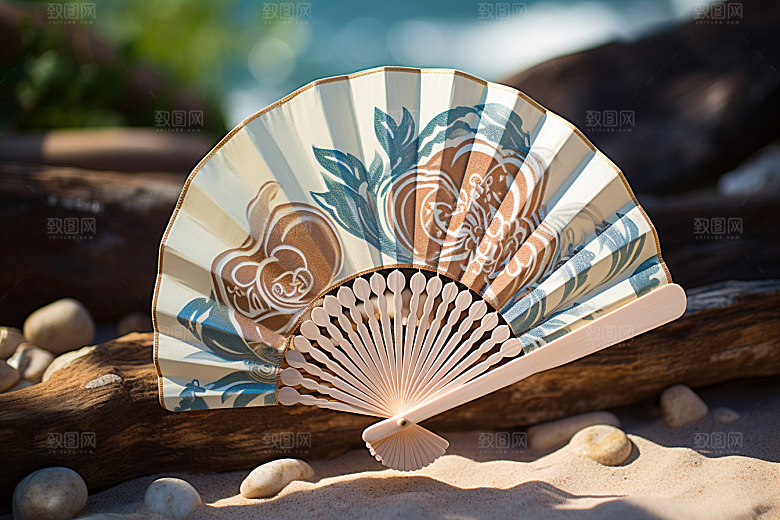 大暑暑气夏季素材