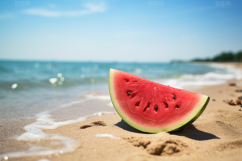 大暑节气夏天素材