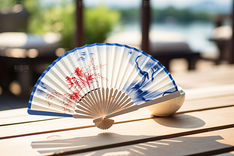 大暑节气氛围素材