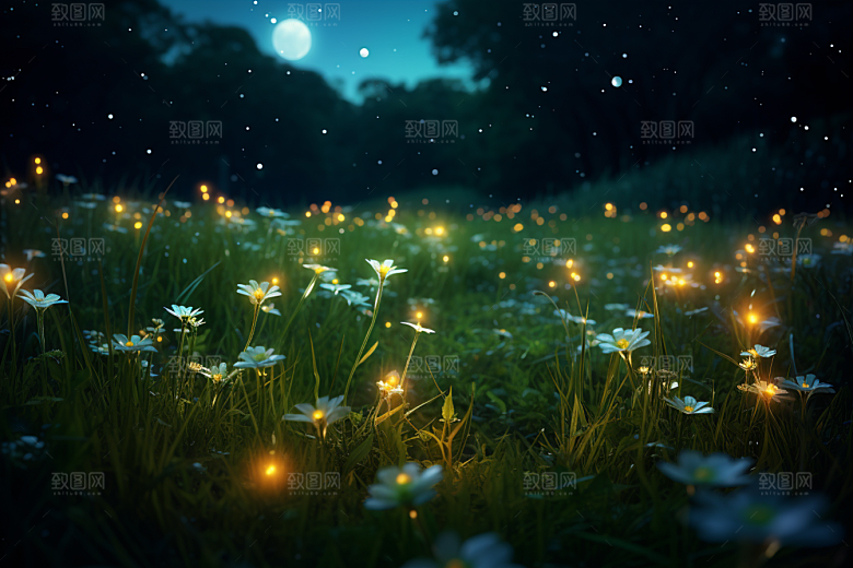 大暑炎热夏天素材