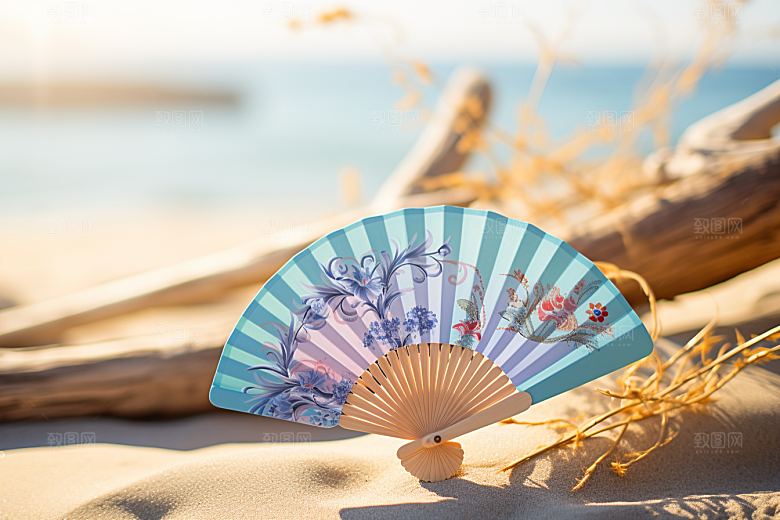 大暑炎热夏季素材