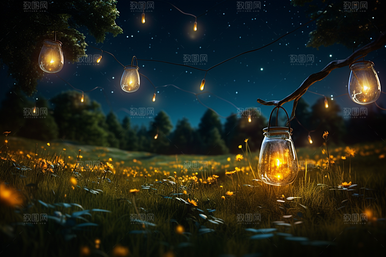 大暑节气炎热素材