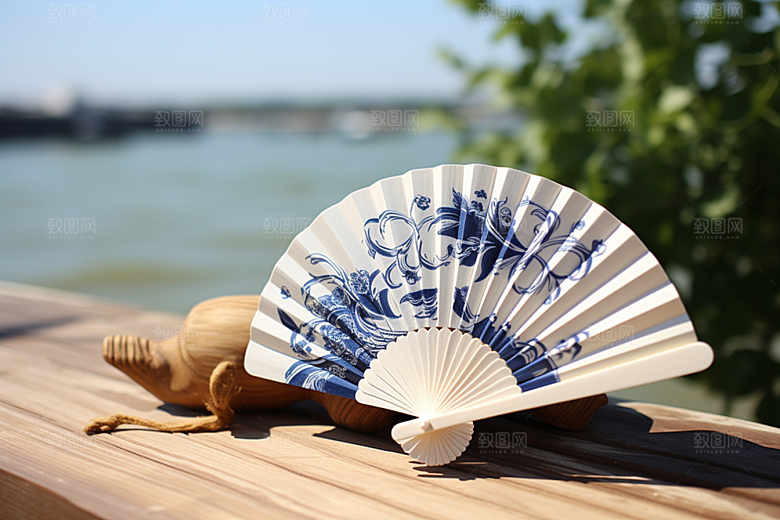 大暑氛围盛夏素材
