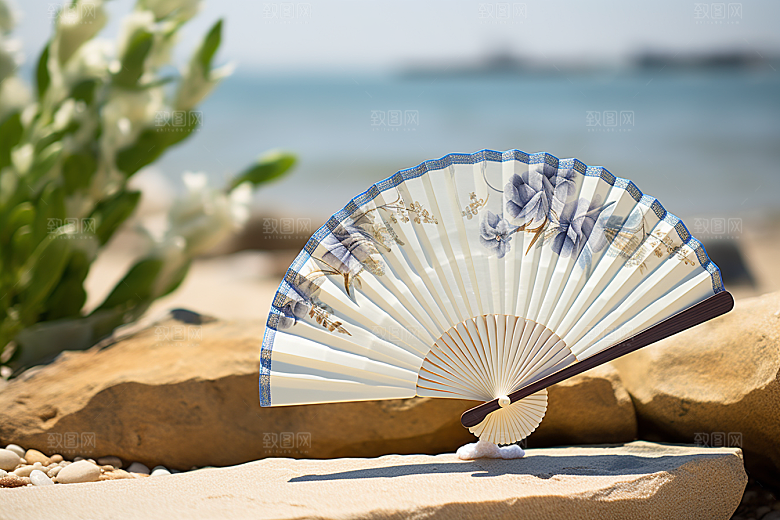 大暑氛围清凉素材