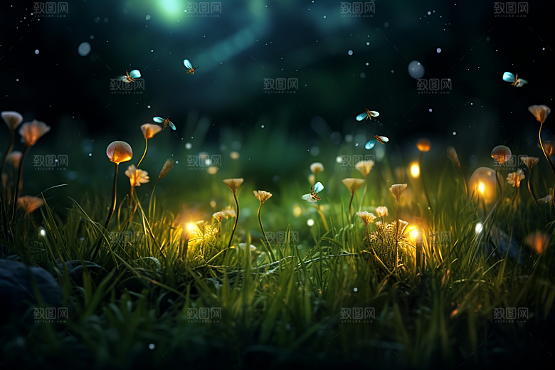 大暑炎热盛夏素材