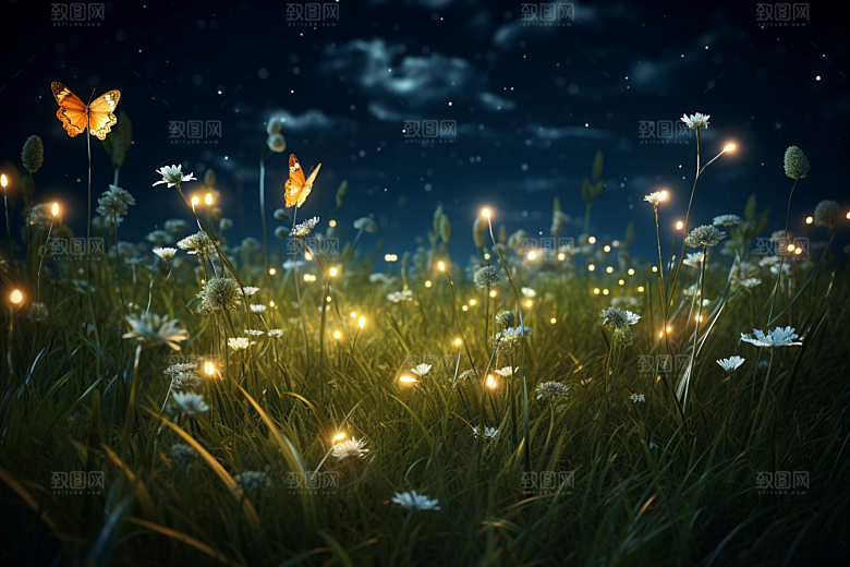大暑二十四节气夏天素材