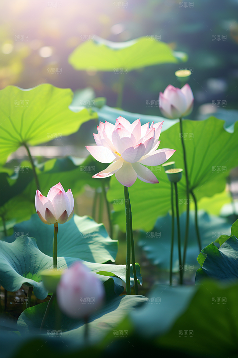 大暑氛围元素素材
