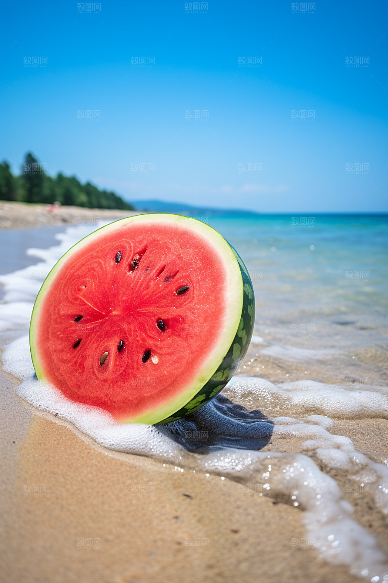 大暑夏季暑气素材