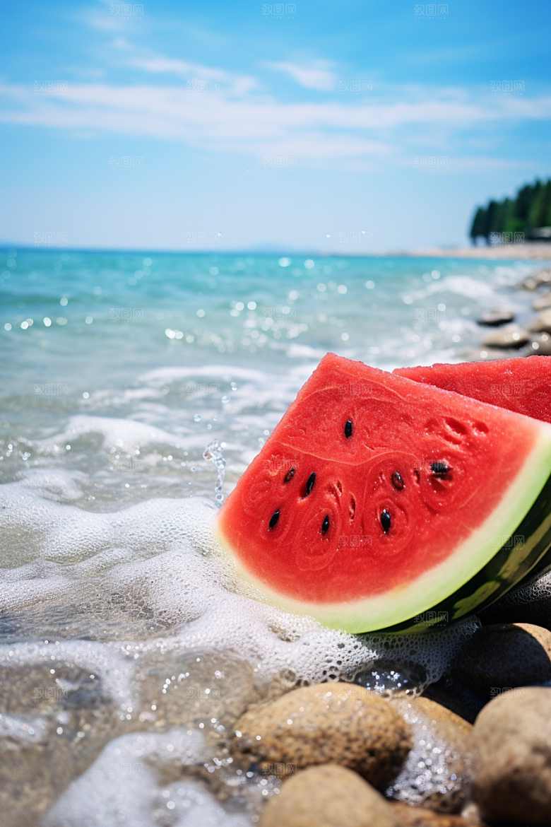 大暑夏天盛夏素材