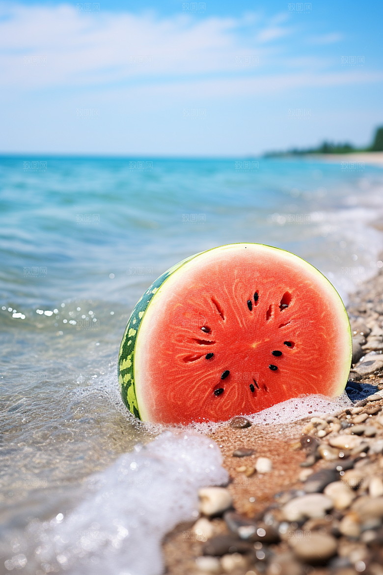 大暑夏天氛围素材